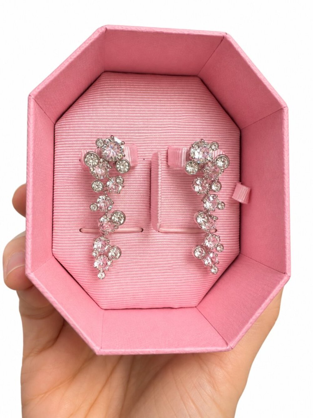 Swarovski Constella Crystal Drop Earrings NIB - Picture 5 of 7
